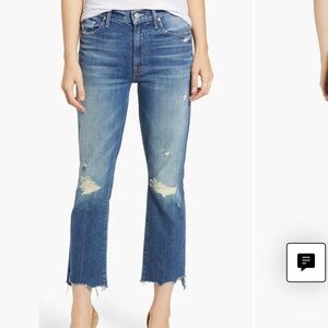 MOTHER The Insider Chewed
Crop Step Hem Jeans